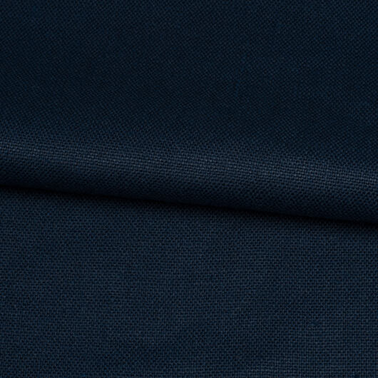 Lněné plátno, silné, tmavě modré