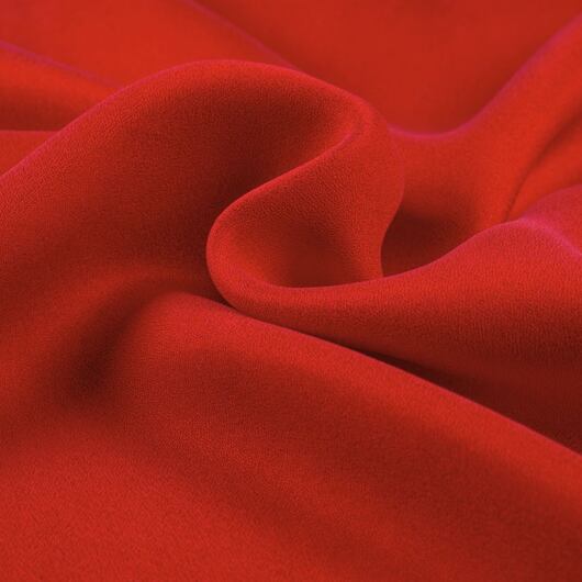 Cupro krepžoržet, červený