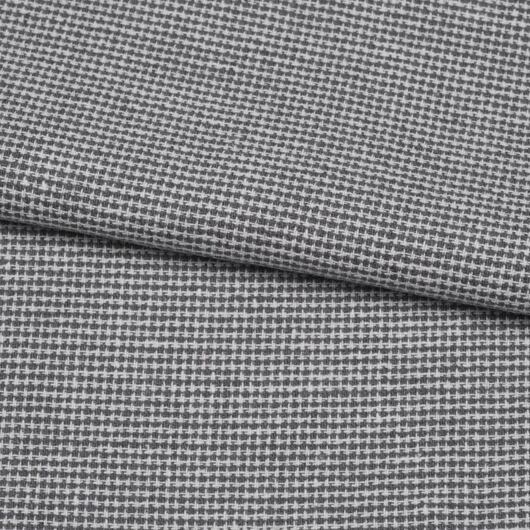 Len s bavlnou, kohoutí stopa, silný, šedo-bílý