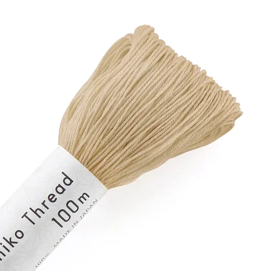 Vyšívací příze na sashiko Olympus 100m, režná 133