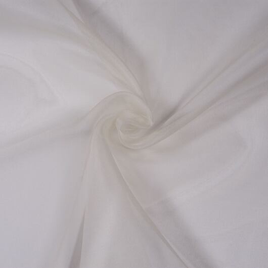 Hedvábný bílý krepelín