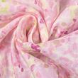 Japonská bavlněná látka BIRD'S EYE, dvojitá gázovina, růžová