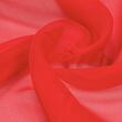 Hedvábný červený šifon
