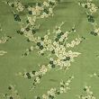 Brokát sakura, zlato-olivově zelený