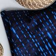 Japońska bawełniana sukienka Kokka "batik", ciemnoniebieska