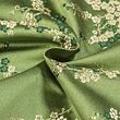 Brokát sakura, zlato-olivově zelený