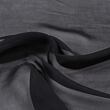 Hedvábný šifon, černý