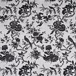 Brokát Japonsko, černo-stříbrný, II.jakost