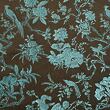 Brokát Japonsko, světle modro-hnědý