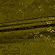 Látka brokát Qing, olivově zelený