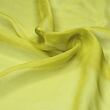 Hedvábný šifon, olivově zelený