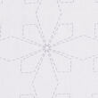 Hana-Fukin sashiko předtištěná látka 33 × 33 cm TESSEN, bílá